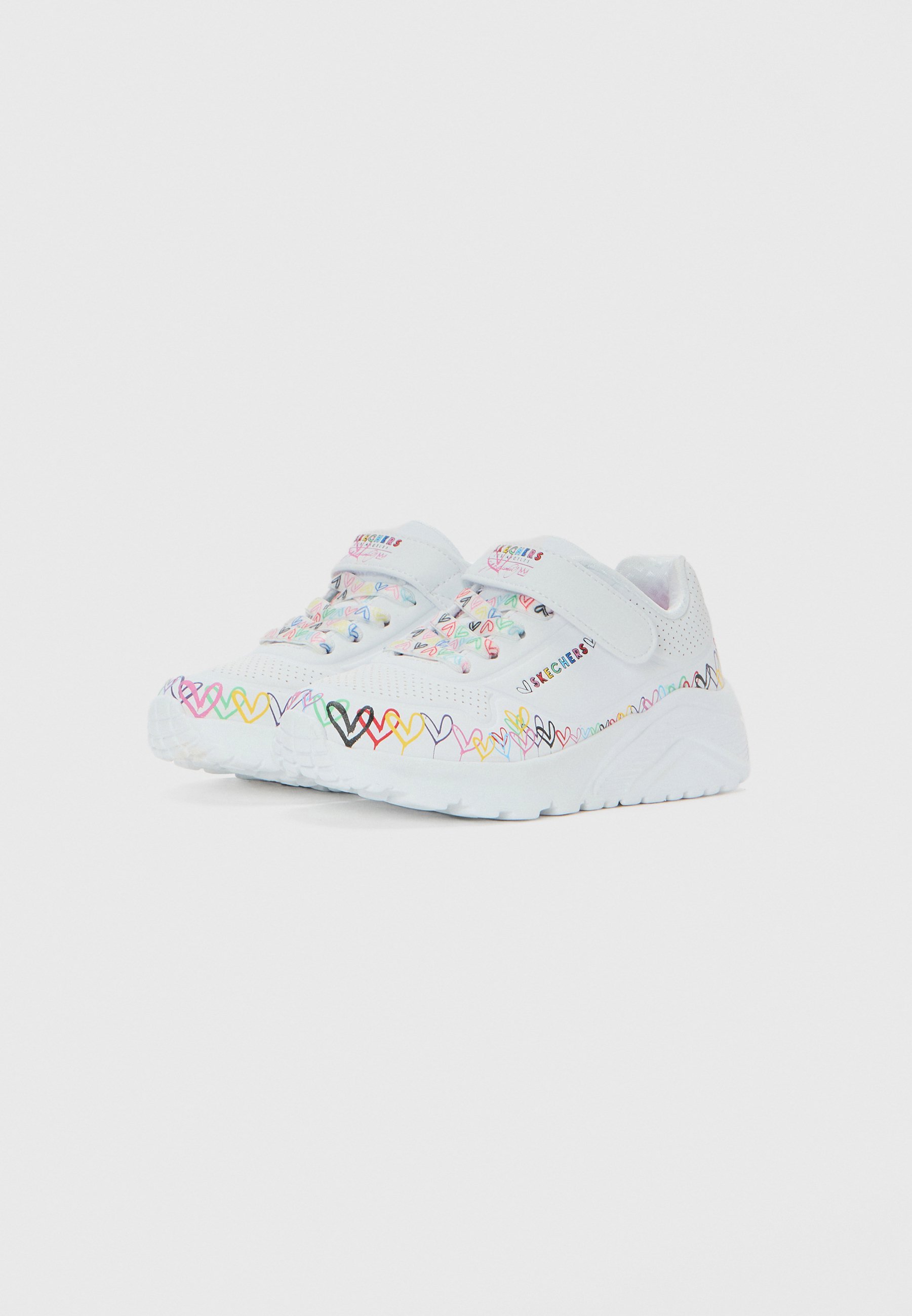 Skechers UNO LITE - Edzőcipők - fehér/többszínű