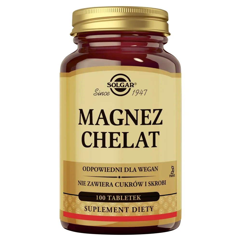 Solgar Magnez chelat tabletki
