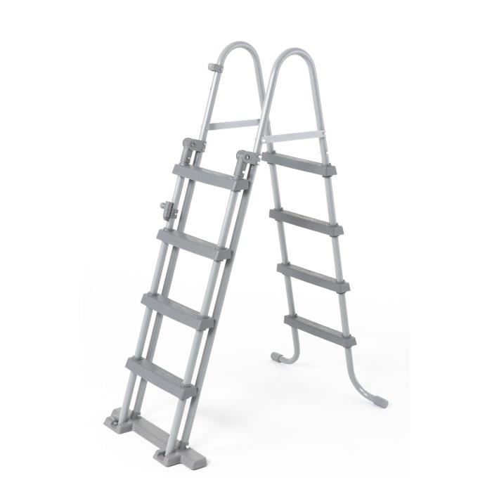 Kit Piscine hors sol tubulaire BESTWAY Power Steel™ - 549 x 274 x 122 cm - Rectangulaire (Avec pompe, échelle, bâche)