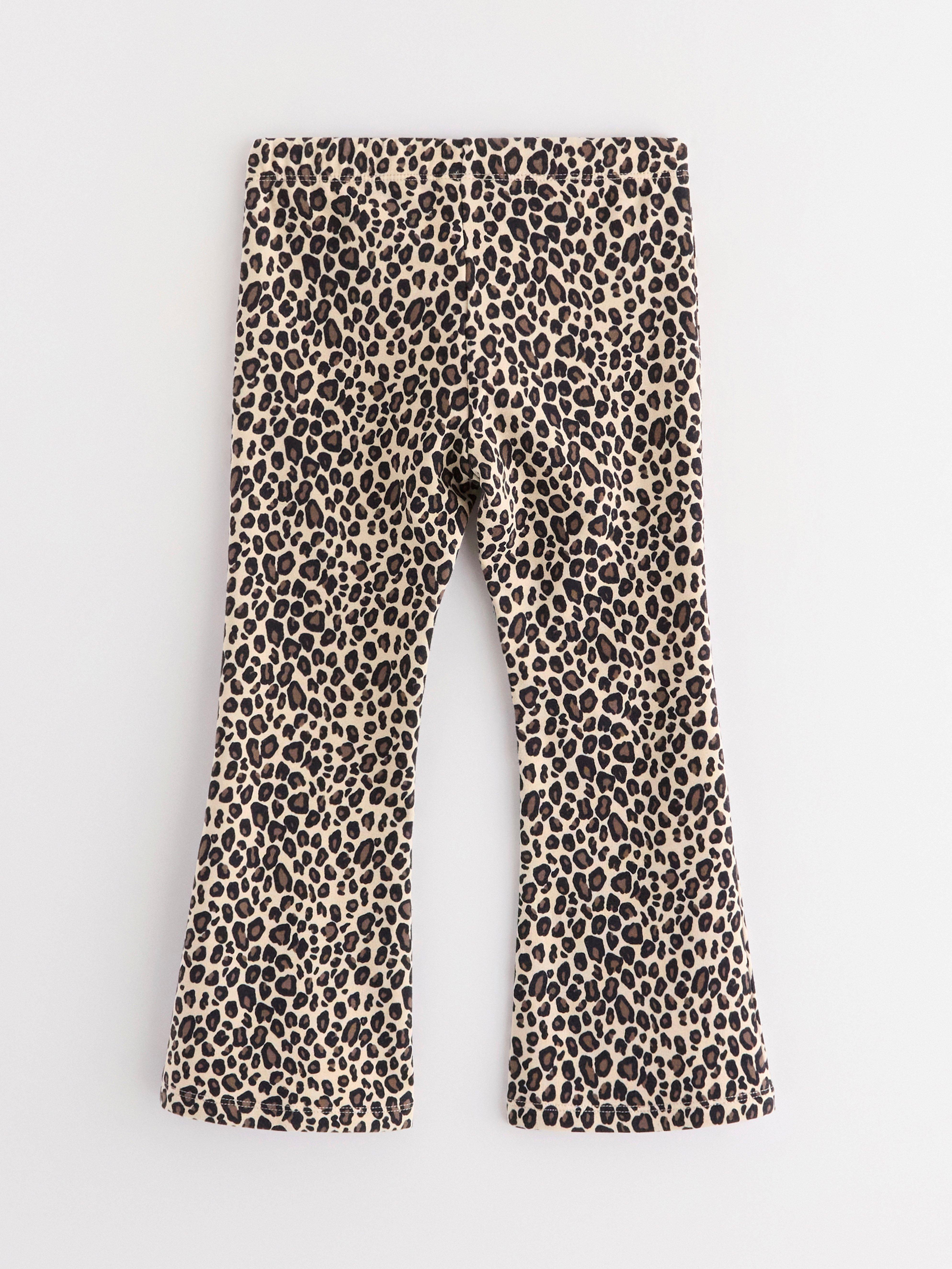 Leggings con interior cepillado, color beige claro.