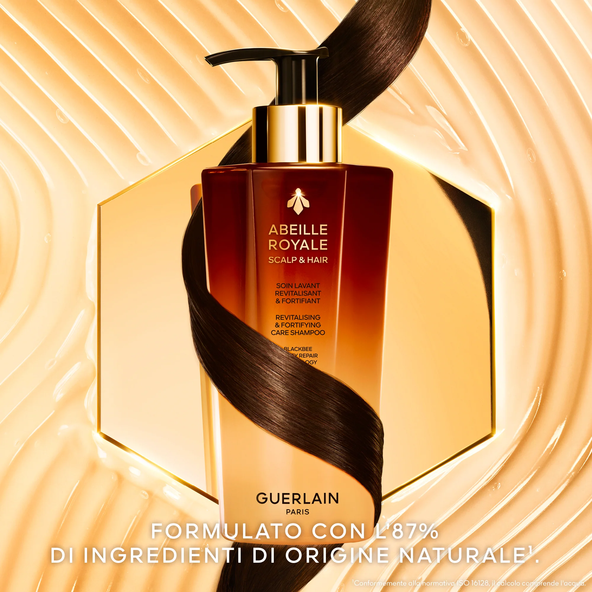 Abeille Royale Scalp & Hair Revitalising & Fortifying Care Shampoo - Shampoo Rinforzante, Shampoo Riparatore, Shampoo Rivitalizzante