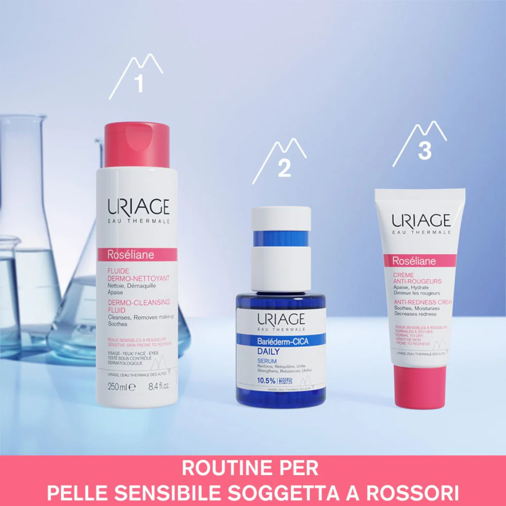 ROSÉLIANE Fluido detergente dermocosmetico - Crema detergente viso