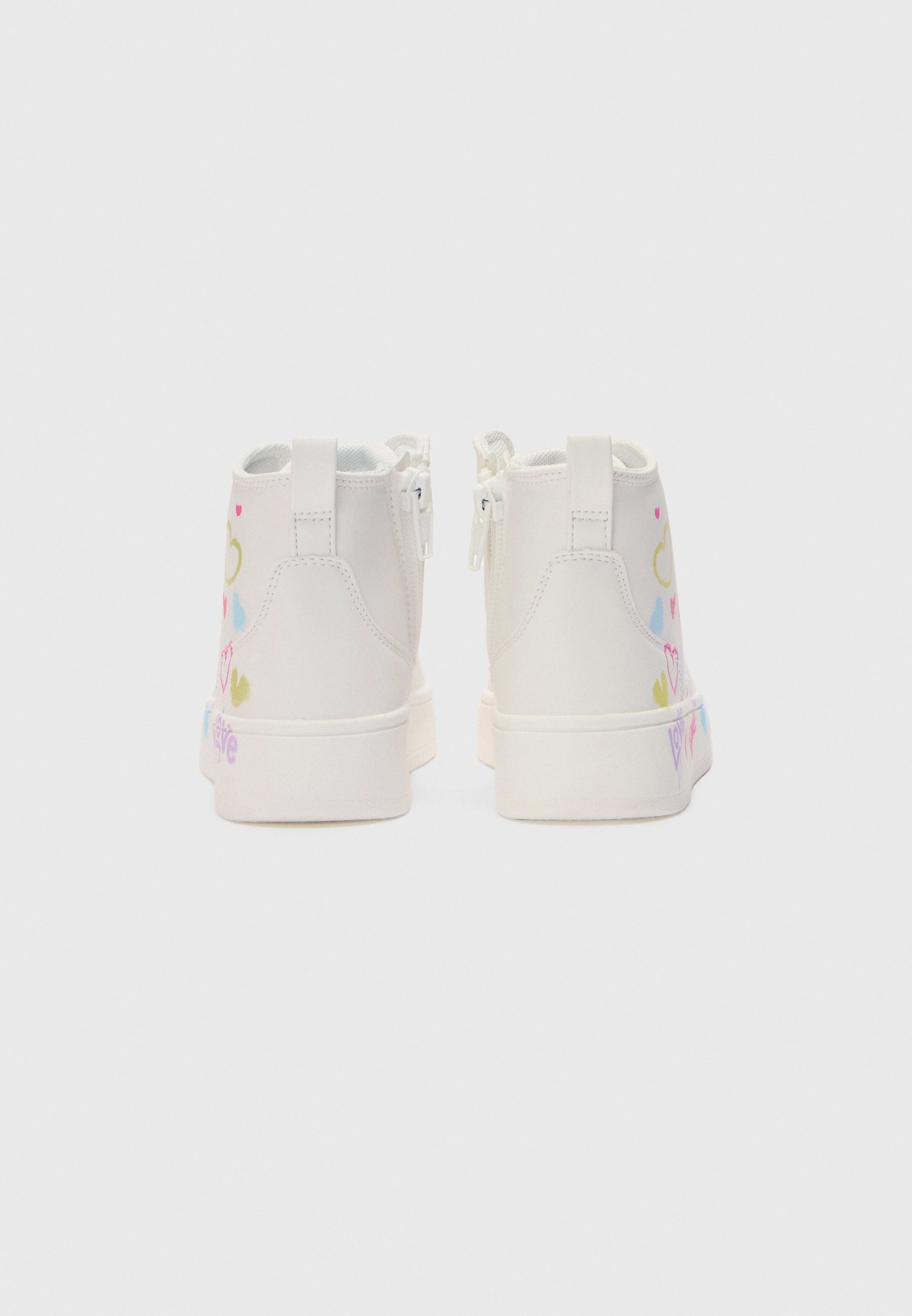 Friboo hoge sneakers - wit