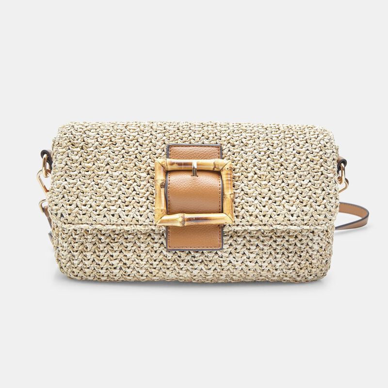 BATA Damska torebka typu crossbody z rafii