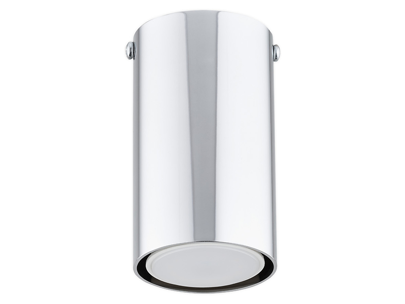 Lampa natynkowa Frigga stalowa srebrna