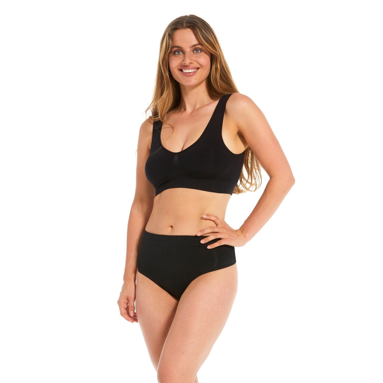 MAGIC Bodyfashion patogūs apatiniai stringai, juodi - XL