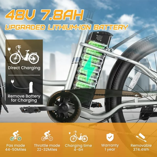 Gocio 500W elcykel för vuxna, 26