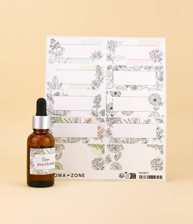Kleine blanco etiketten (verpakking van 10)