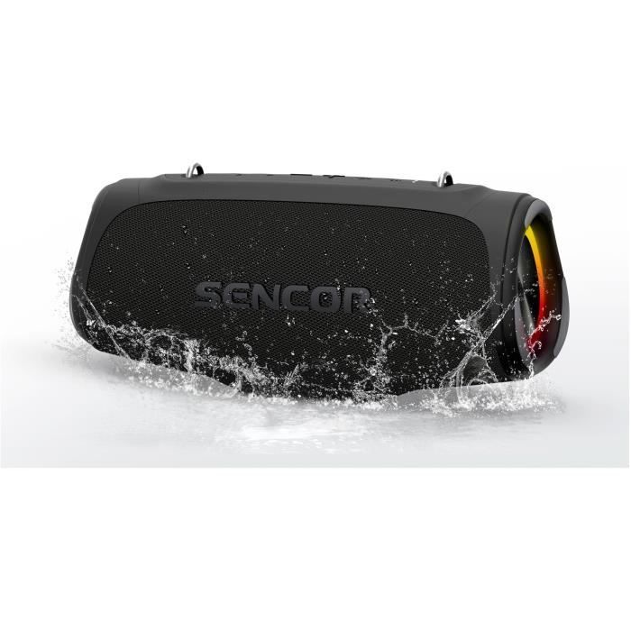 Vandtæt Bluetooth-højttaler - SENCOR - RESONEX MIDI - 80W - 4 højttalere - IPX7 - Sort