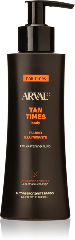 Arval Half Times Tan Times Body, emulsão autobronzeadora para corpo e pernas.