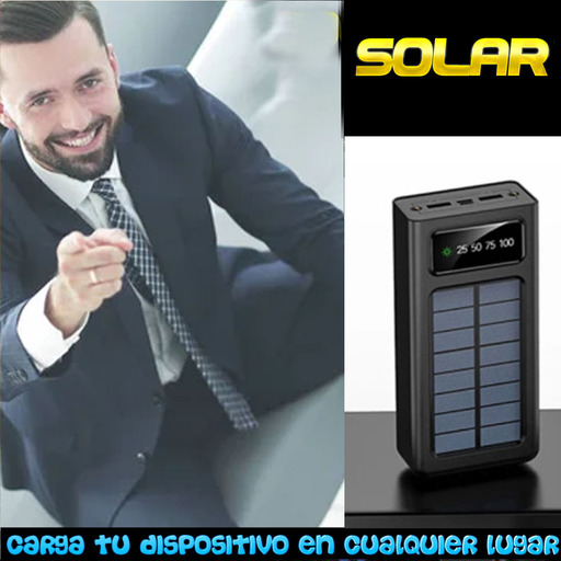 20000 mAh Solarladegerät mit LED-Taschenlampe, leistungsstarke tragbare externe Powerbank