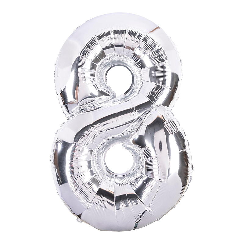 Giform folieballong 80 cm størrelse 8