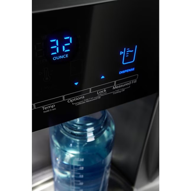 Whirlpool 24,5 köblábas, 4 ajtós, franciaajtós hűtőszekrény jégkészítővel (ujjlenyomat-taszító rozsdamentes acél) ENERGY STAR minősítésű