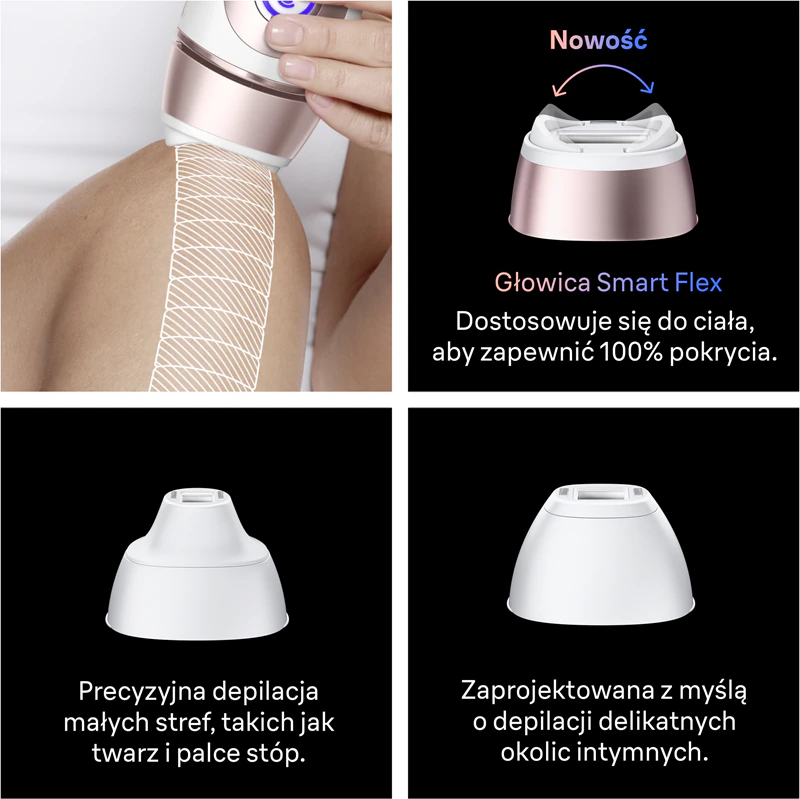 Braun Smart IPL Skin i·expert PL7321 intelligent IPL-ontharingsapparaat voor lichaam, gezicht, bikinilijn en oksels.