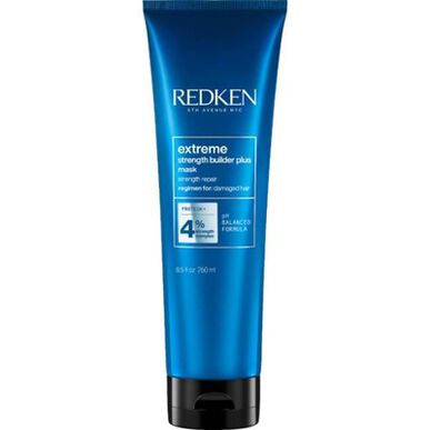 Redken Extreme Strength Builder Plus Vahvistava Hiusnaamio Vaurioituneille Hiuksille 250 ml