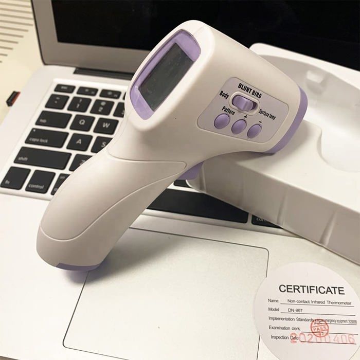 Thermometre Frontal Infrarouge médicale Thermomètre sans Contact pour Adulte Enfant bébé
