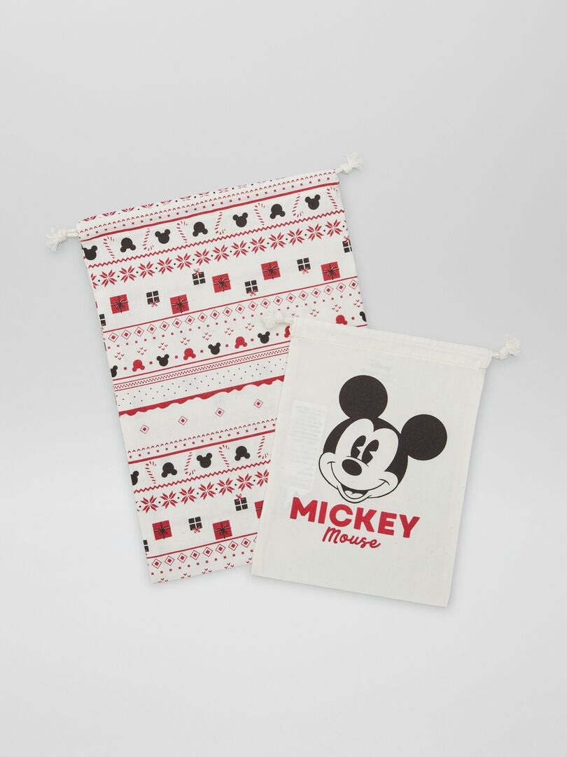 Zestaw 2 świątecznych rękawic do mycia Disney – BIAŁE
