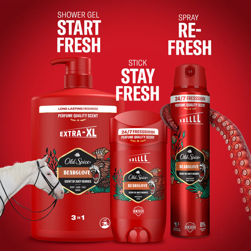 Old Spice Bearglove Body and Hair Shower Gel