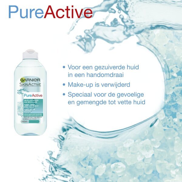 Garnier PureActive micelarna voda za občutljivo in mešano do mastno kožo 400 ml - Občutljiva, mešana in mastna koža