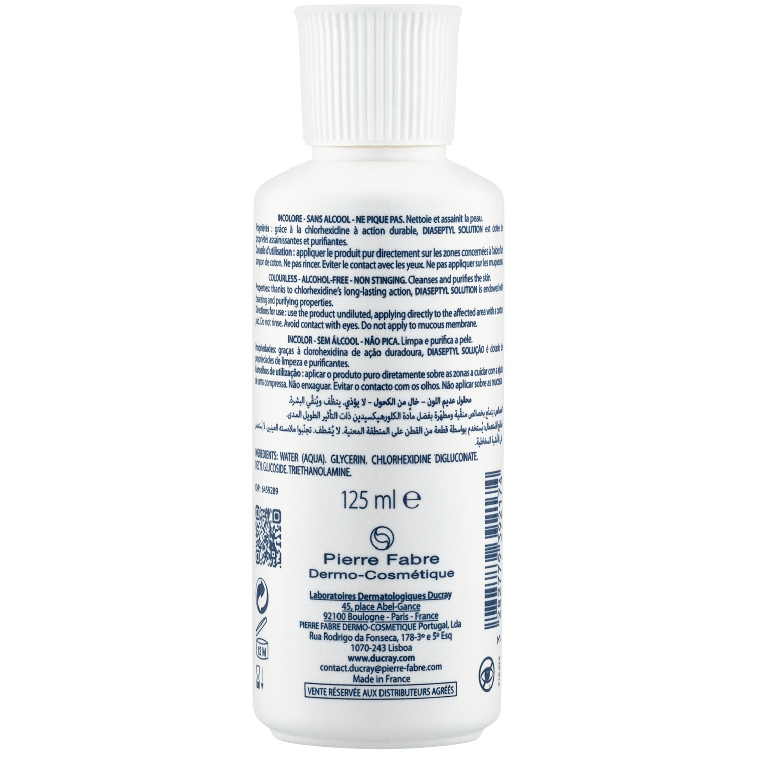Ducray sprej za tijelo DIASEPTYL vodeni rastvor - 125 ml