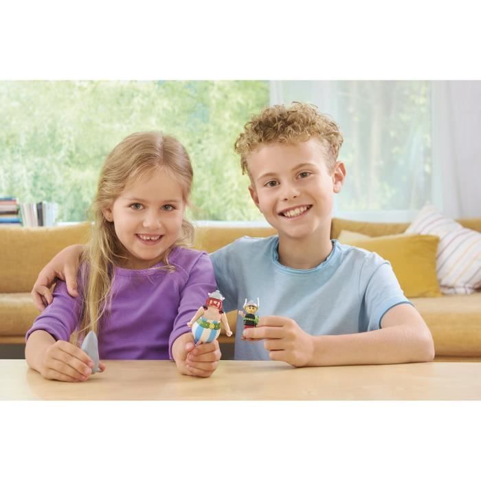 PLAYMOBIL 71160 Asterix: A Caçada ao Javali, com Asterix, Obelix e Dogmatix, 52 peças, para crianças a partir de 5 anos.