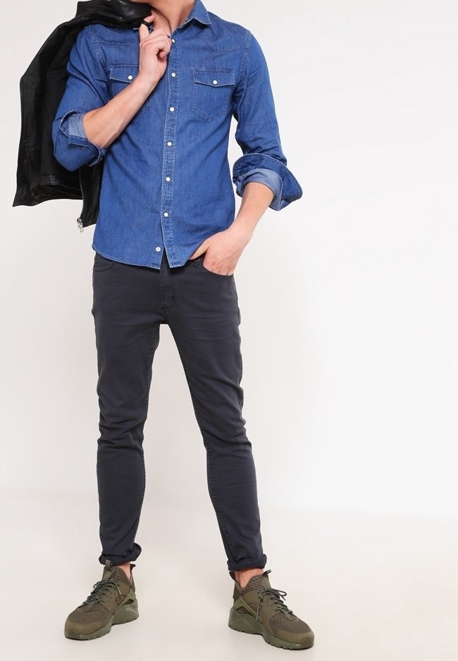 Camicia CELIO - denim blu pietra