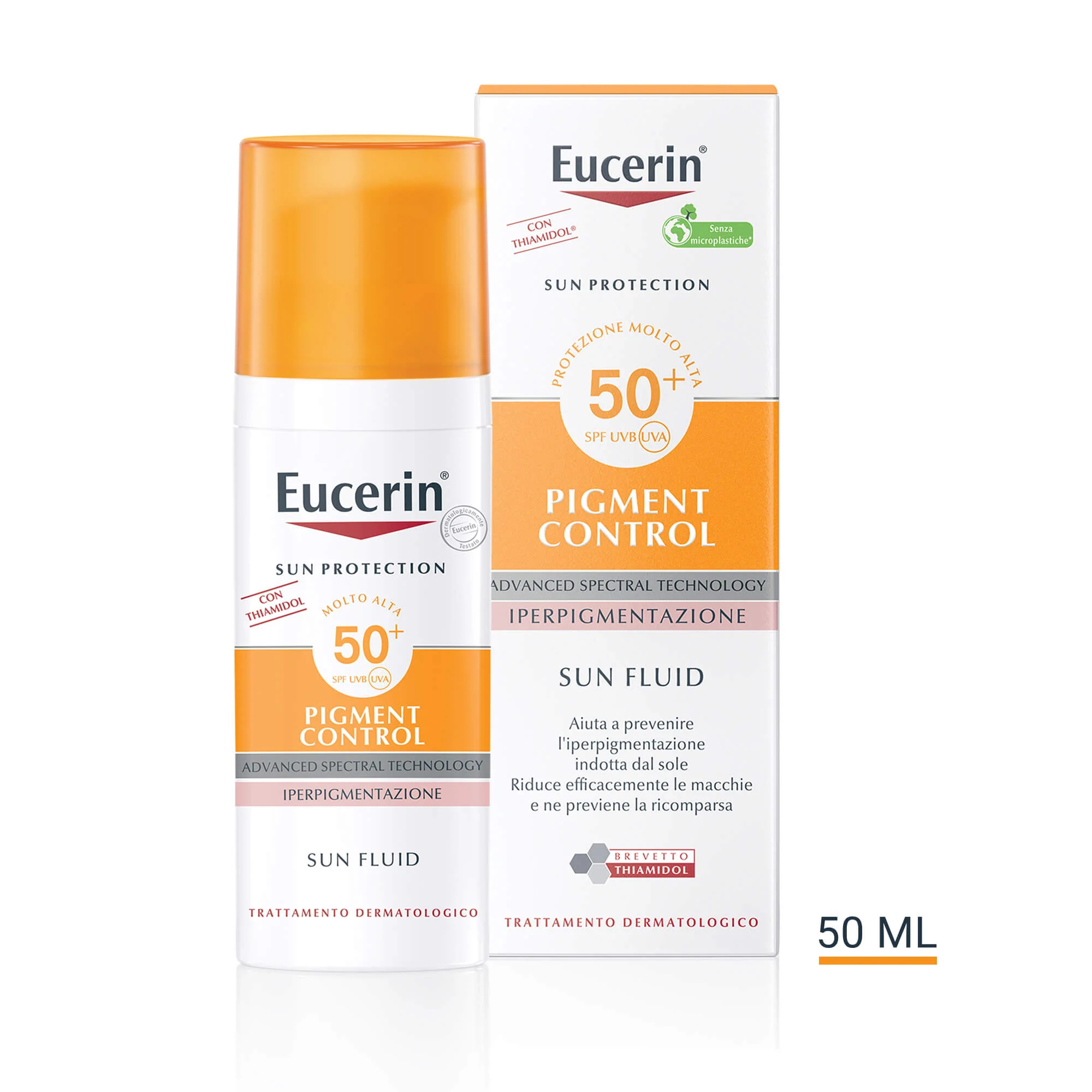 Sun Protection Pigment Control Sun Fluid SPF50+ - Solare viso alta prot.