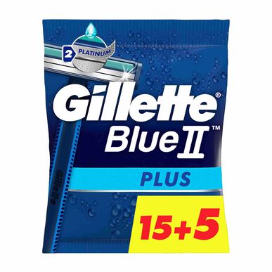 Gillette Blue 2 Plus engangsbarberblad 20 stk 20 stk