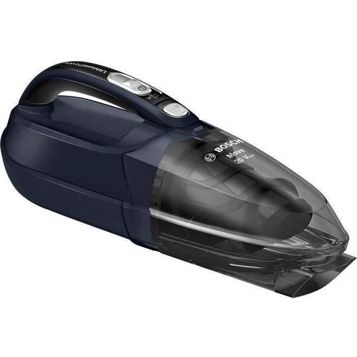 Aspirateur à main BOSCH BHN20L - 20V - Autonomie 45 min - Batterie Lithium-Ion - 2 vitesses - Bac de poussière 400 ml