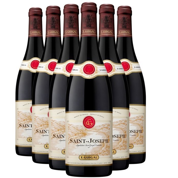 Maison Guigal Saint-Joseph 2021 - Vino tinto del valle del Ródano (6x75cl)