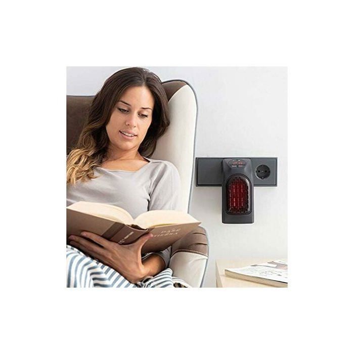 Chauffage d'appoint - ZVD - Thermo-céramique - 350W - Compact - Économique - Convection