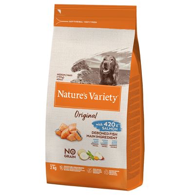 Nature's Variety Original No Grain Medium Adult - Salmon