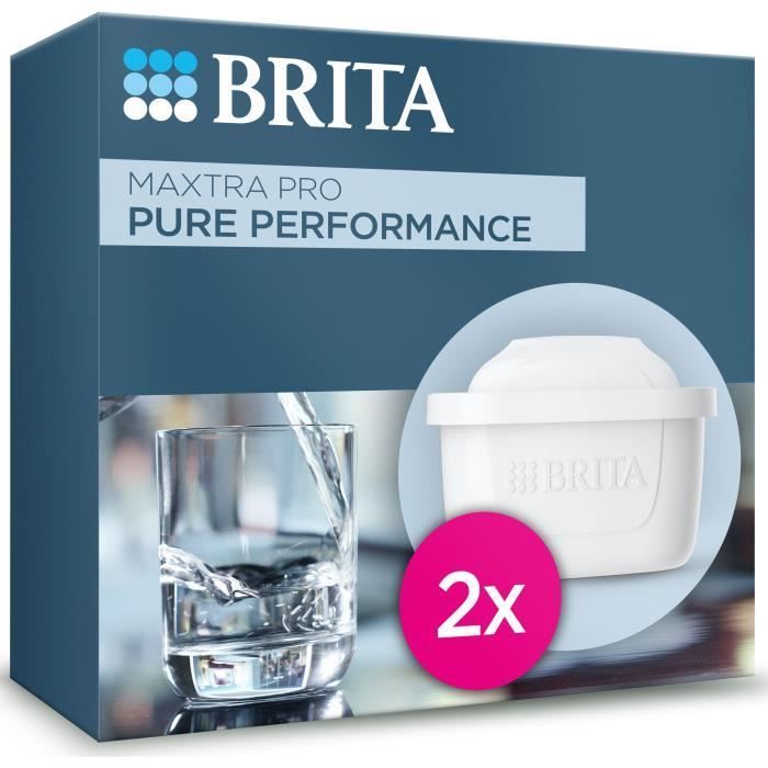 BRITA MAXTRA PRO Pure Performance All-In-1 Cartridge - Pack of 2 - Filters up to 300L of water