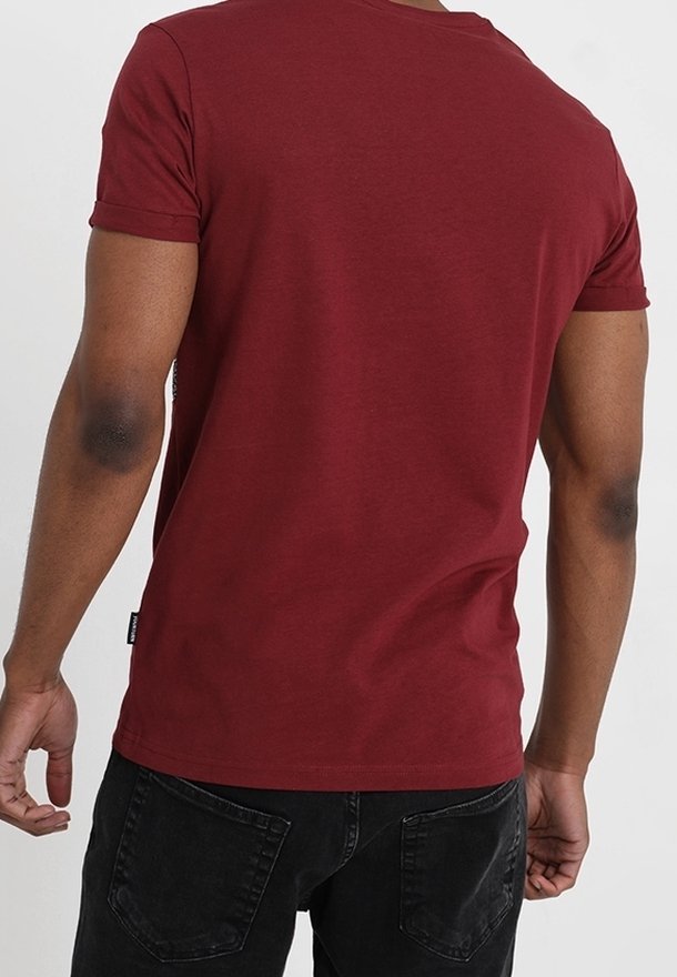 T-shirt imprimé YOURTURN - bordeaux