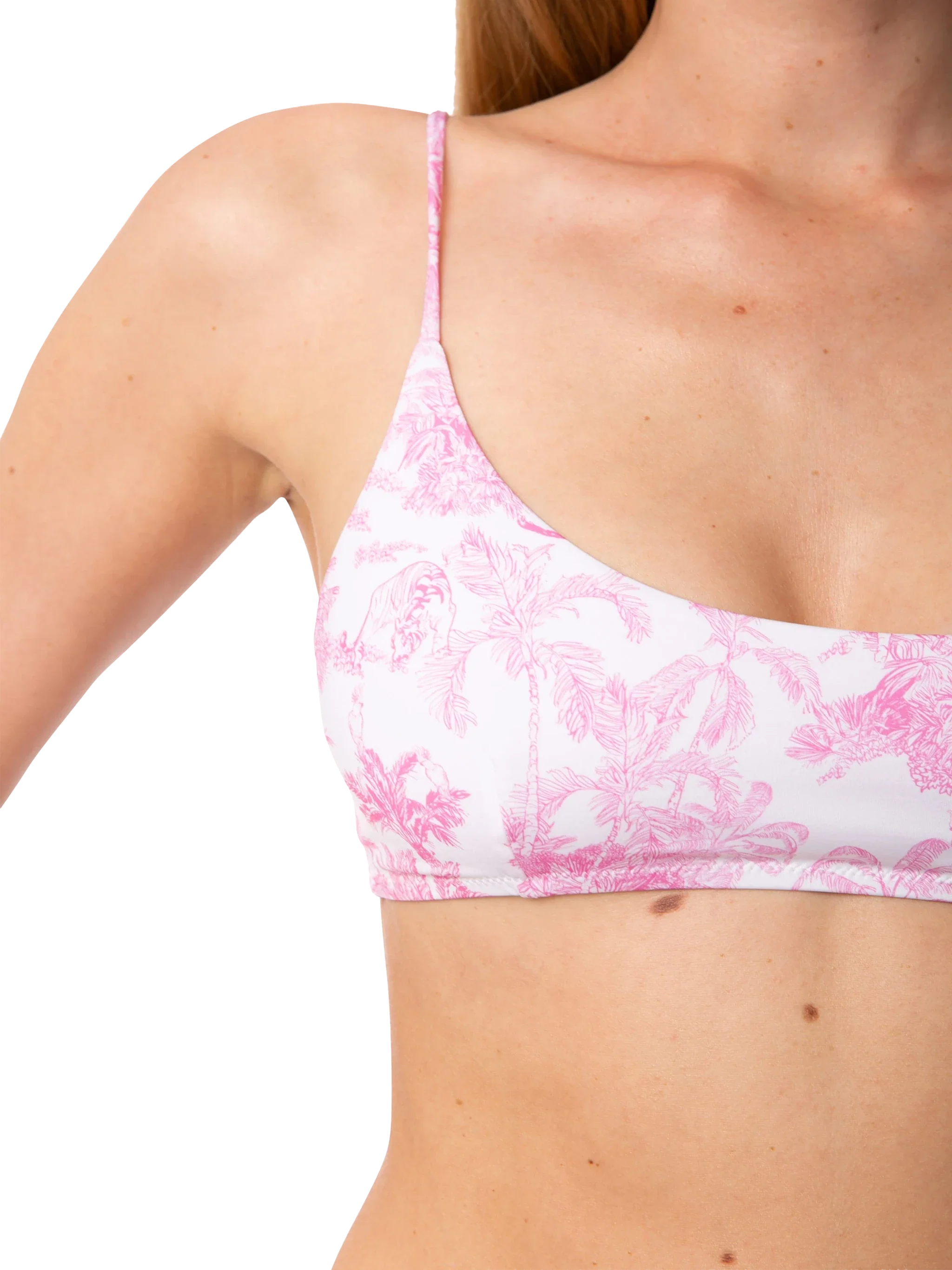 Dames bralette bikini met jungleprint