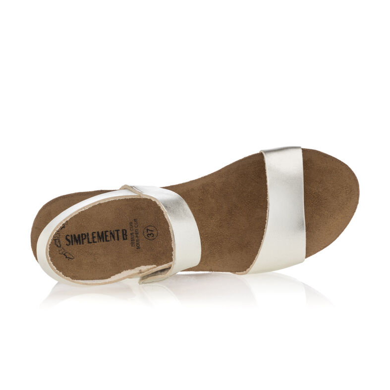 Gelbe Damensandalen / Zehenfreie Schuhe