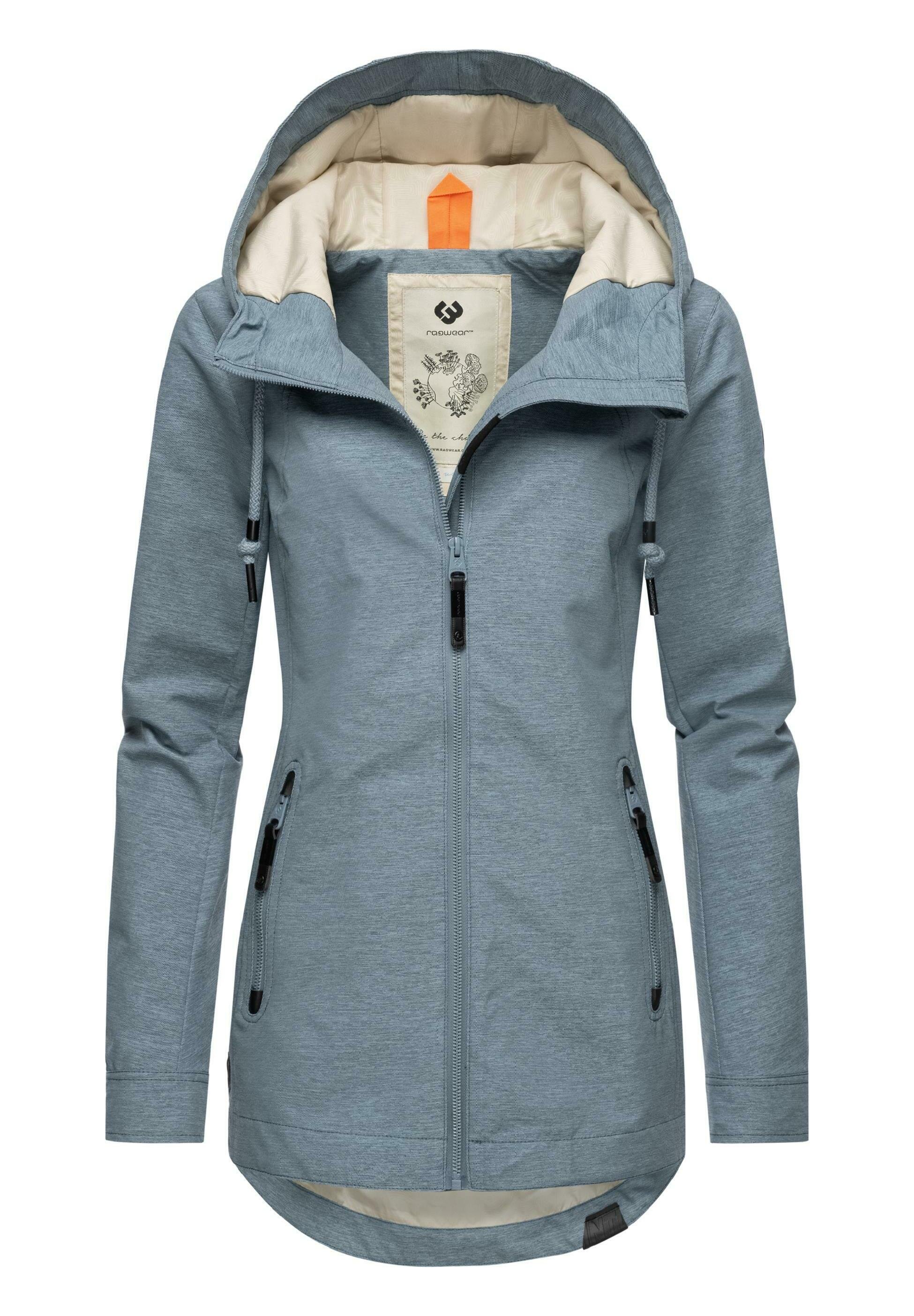 Jaqueta impermeável Ragwear ZUKA - azul pedra