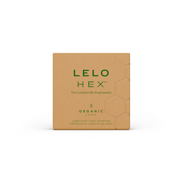 Prezervative organice Lelo HEX, pachet de 3