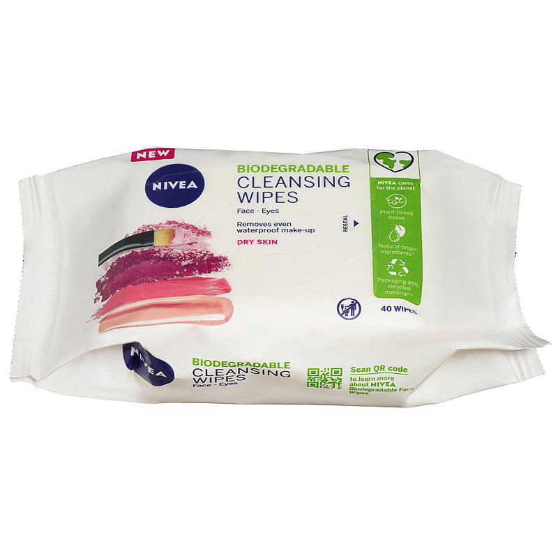 Nivea Rensekluter 40 stk. Tørr hud Mild Nivea