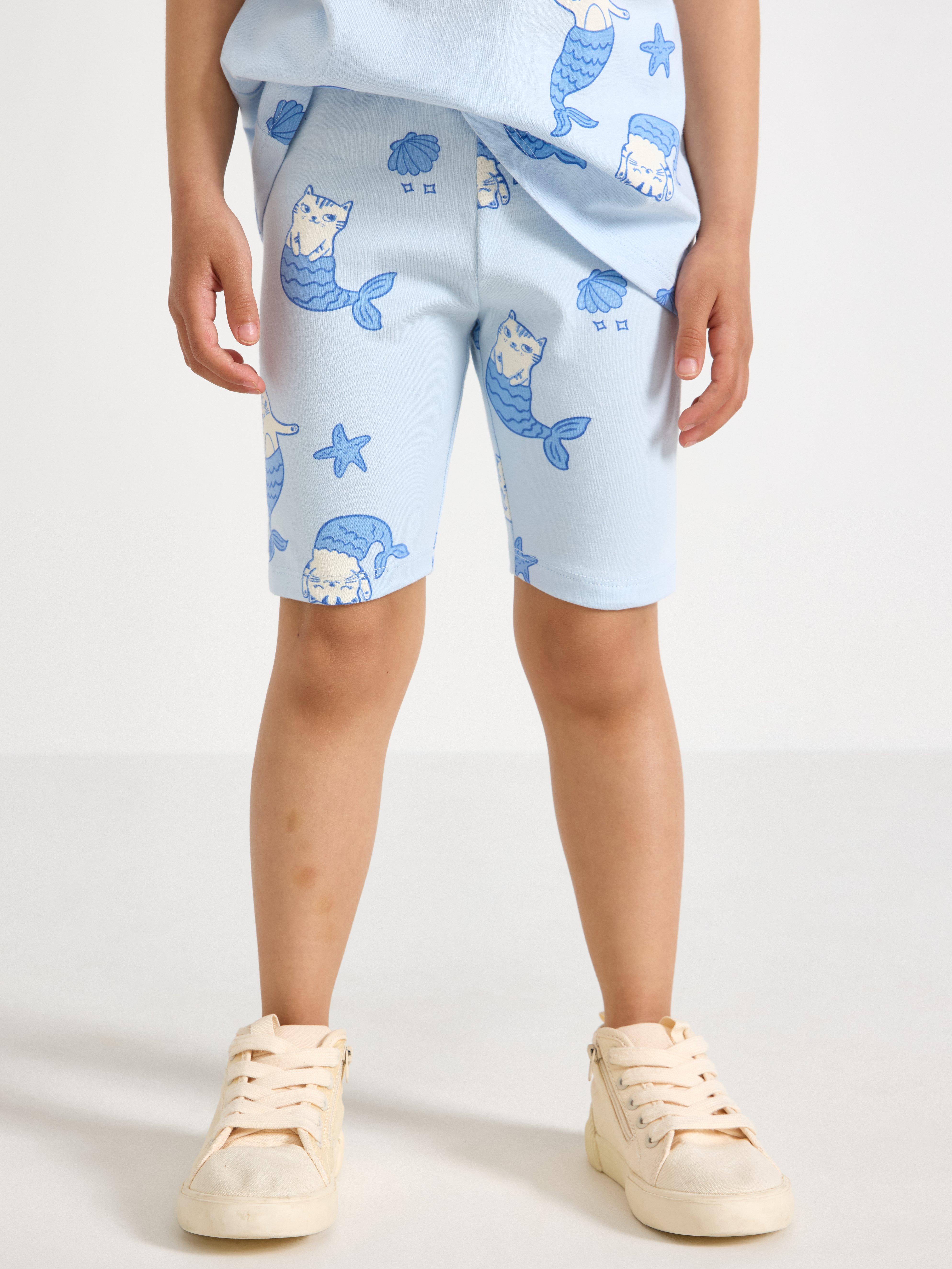 Pantalones de ciclismo azul claro