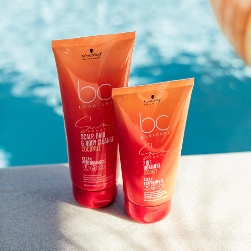 Schwarzkopf Professional BC Bonacure Sun Protect Hoofdhuid-, Haar- & Lichaamsreiniging 2-in-1 Douchegel