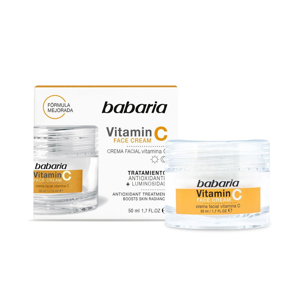 Vitamino C veido kremas su antioksidaciniu poveikiu, spindesys Drėkinamieji veido kremai