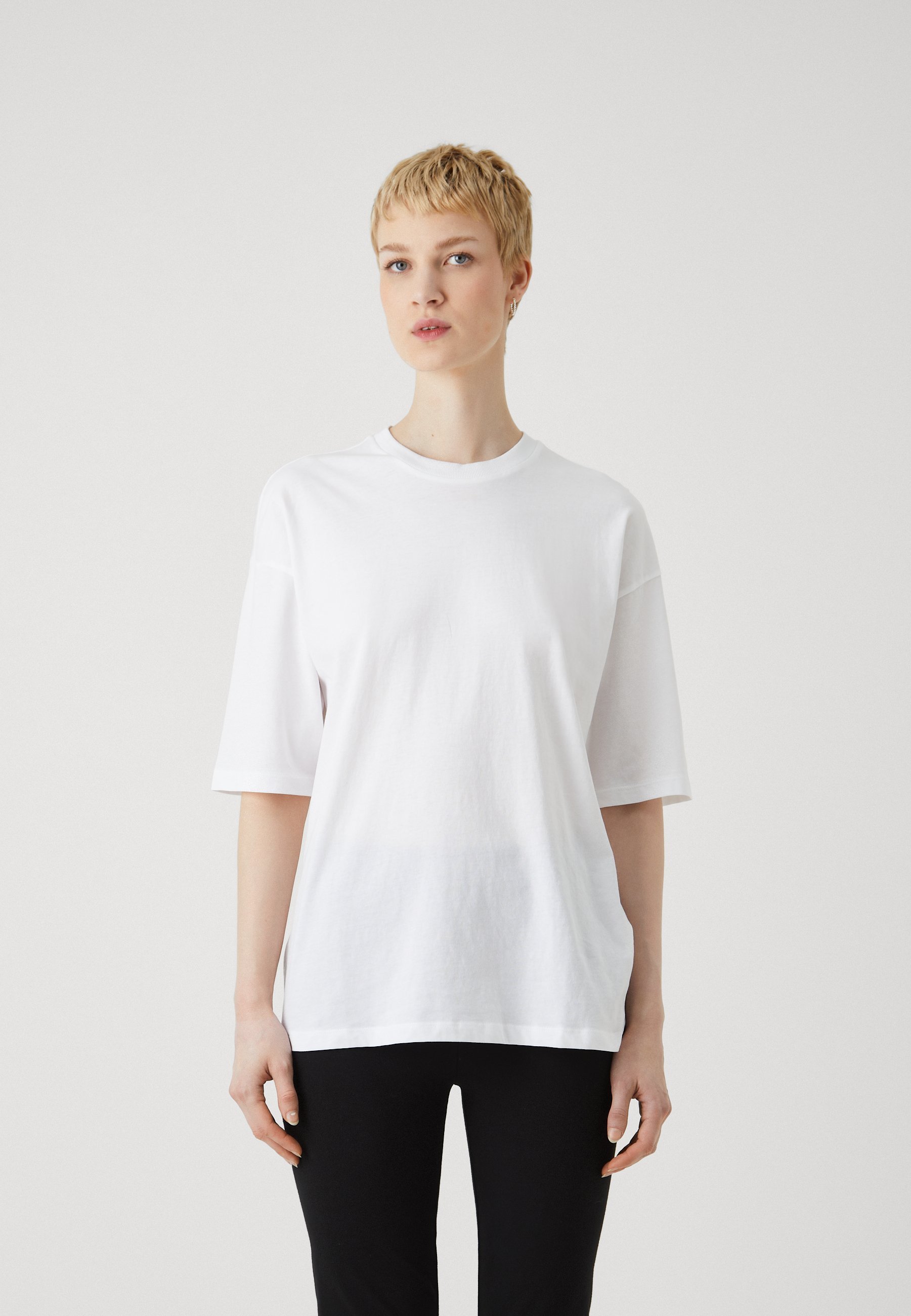 Even&Odd Tall 2-pack - Basic T-shirt - wit/zwart