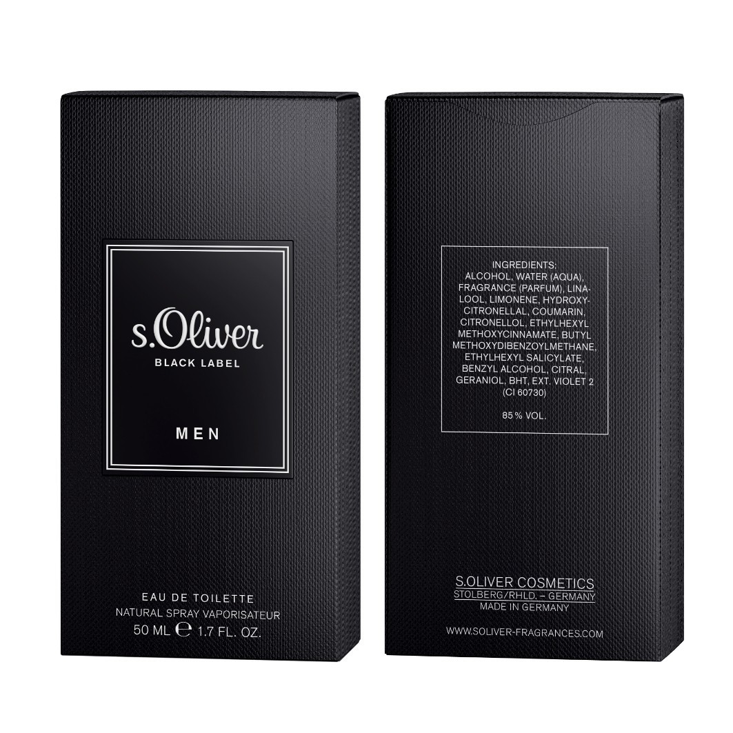 s.Oliver Eau de Toilette Black Label - 30 ml