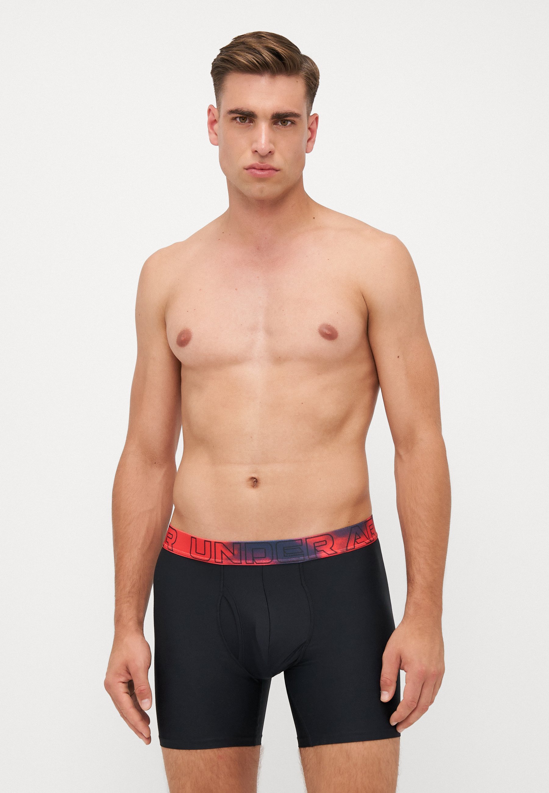Under Armour PERFORMANCE 3-PACK - Boxershorts - Racer Red/Static Woodland Black/Blue Smoke