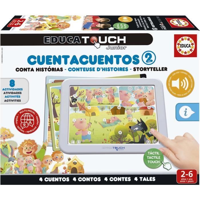 Gioco educativo - EDUCA - Touch Junior - Storyteller 2 - 4 storie - 8 attività educative