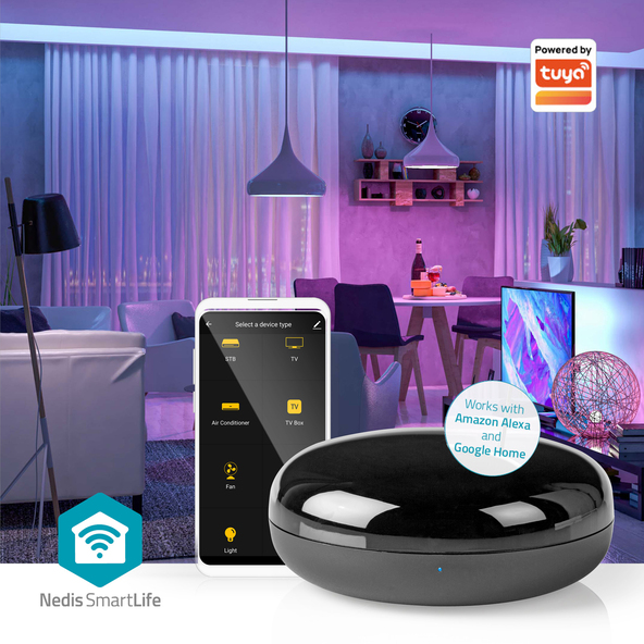 Telecomandă IR WIFIRC10CBK, SmartLife