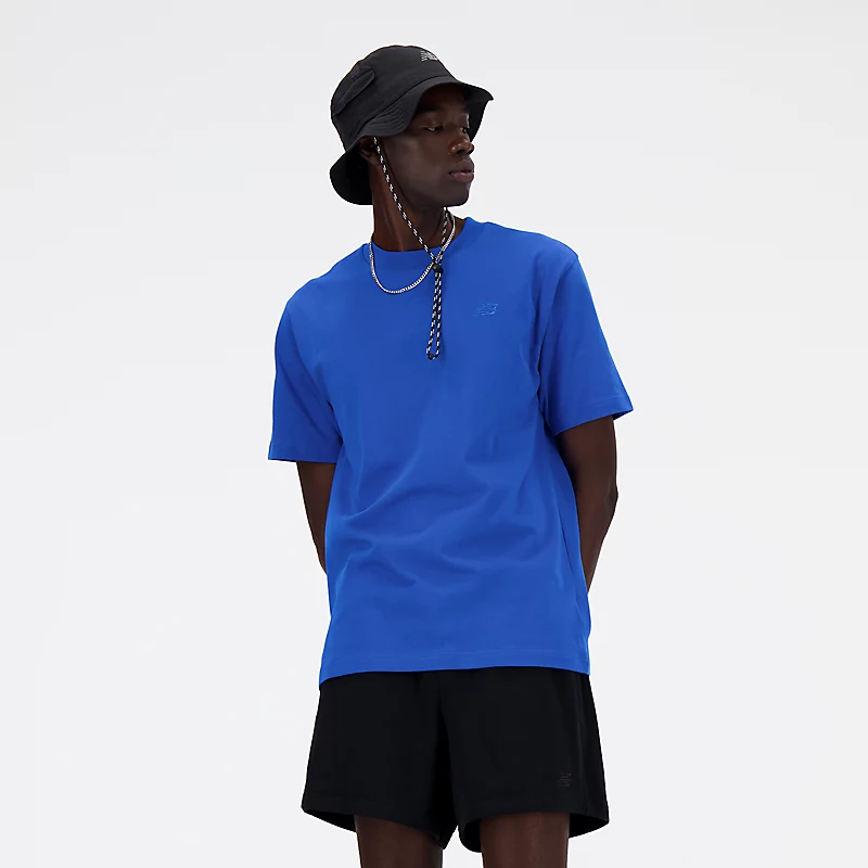 Herren-Sport-T-Shirt aus Baumwolle - BLUE OASIS