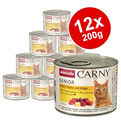 Výhodné balení Animonda Carny Senior 12 x 200 g
