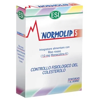 ESI Esi Normolip 5 30 capsules Voedingssupplement met cholesterolgehalte